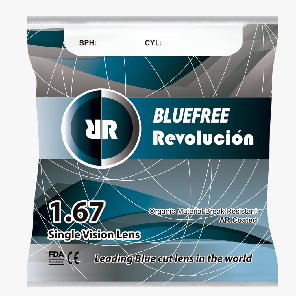 P04 1.67 Revo Bluefree AR+ Rx1